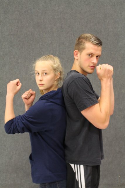 Zwei Kickboxer auf dem Weg zur Weltmeisterschaft: Sophie Frankenstein und Lasse Oltmanns