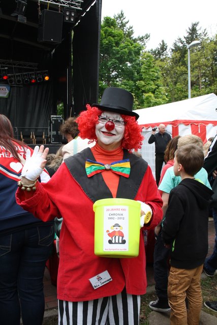 Gute Laune-Garant: KKI-Clown Petra Sonneberger