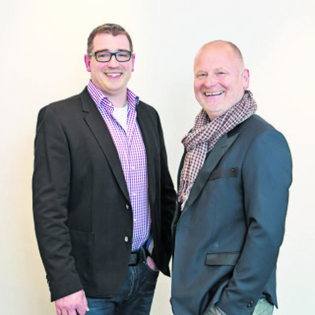 Christian Druse (re.) und Frank Merkle sind Geschäftsführer der Firma Druse Sicherheitstechnik in Buchholz | Foto: Christian Druse