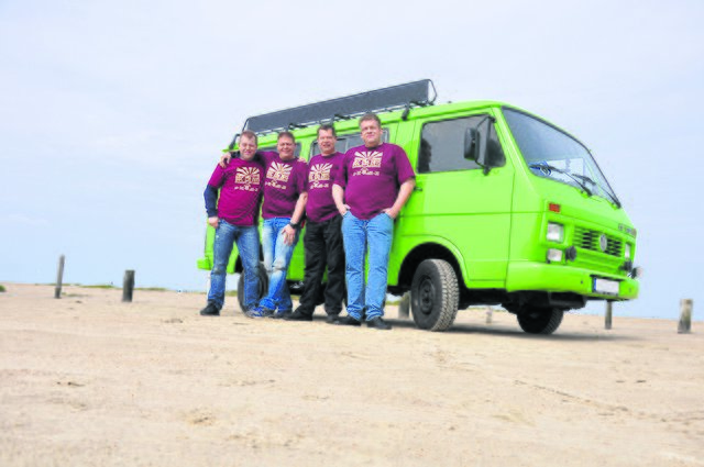 Das Buchholzer "Team Plan-B" (v. li.): Nicolas Bußmann, Christian Graf, Nils Pralow, Christian Horend | Foto: Christian Graf