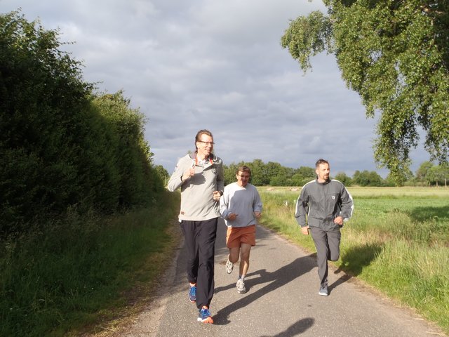 Sportlich: Karsten Meyn, Andreas Erber und Lars Oldach