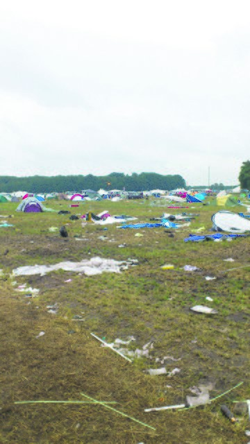 So sieht es aus, wenn die Festival-Besucher abgereist sind | Foto: Junge