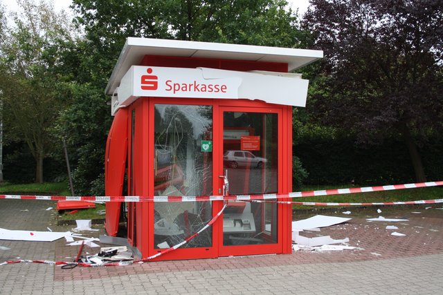 Wurde Opfer dreister Ganoven: der gesprengte SB-Pavillon in Bendestorf