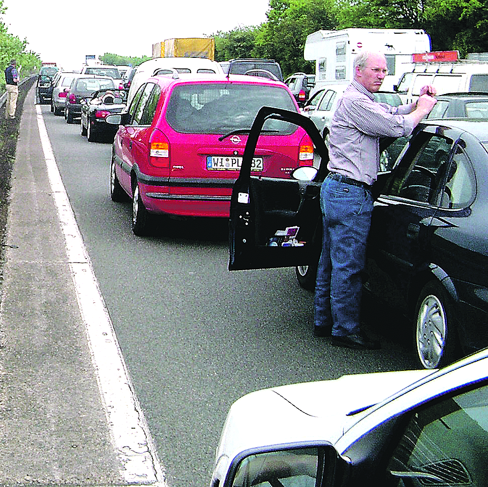 Nicht geht mehr: So wie hier könnte es am Wochenende auf den Autobahnen in und um den Landkreis aussehen