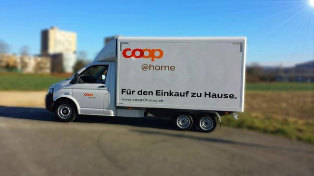 Fahrzeug im Test-Einsatz in der Schweiz | Foto: Coop Genossenschaft