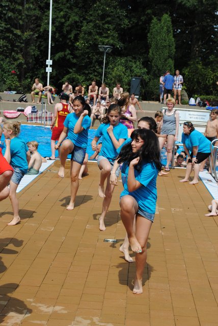 Legten sich kräftig ins Zeug: die "Crazy Girls" des MTV Salzhausen