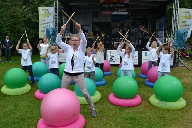 Die Trommelgruppe "Kids in Action"