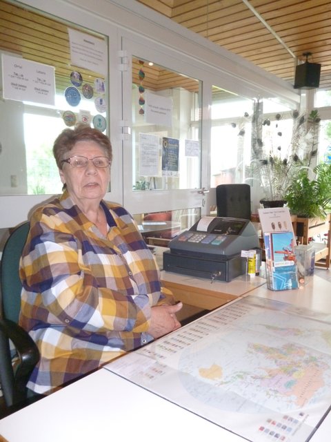 Gisela Drafz leistet ehrenamtlichen Dienst in der "Oase"