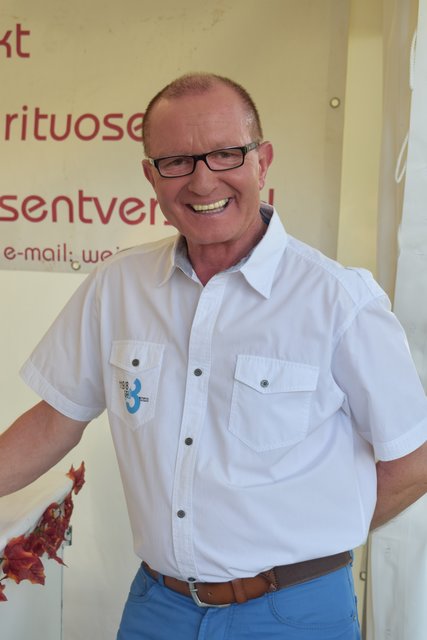 Organisator des Weinfestes war die Stadt Winsen: Hans-Peter Eichholz vom Stadtmarketing