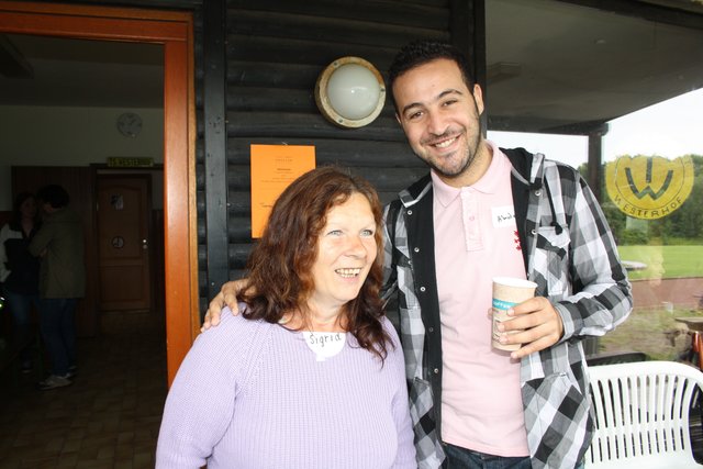 Abdenour und Sigrid Kohlmeyer auf dem Sommerfest
