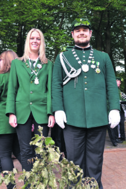Die neuen Jugendkönige: Wiebke Marquardt und Tristan Lüers