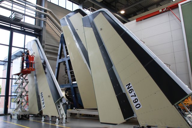 Airbus-Seitenleitwerke aus Stade werden in die ganze Welt geliefert