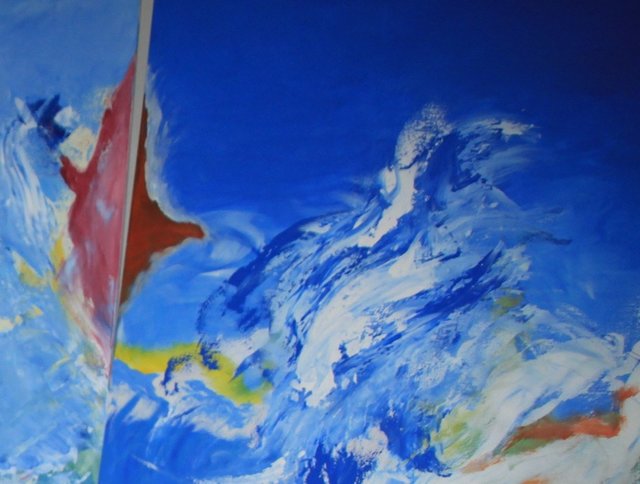 Die Farbe Blau dominiert
