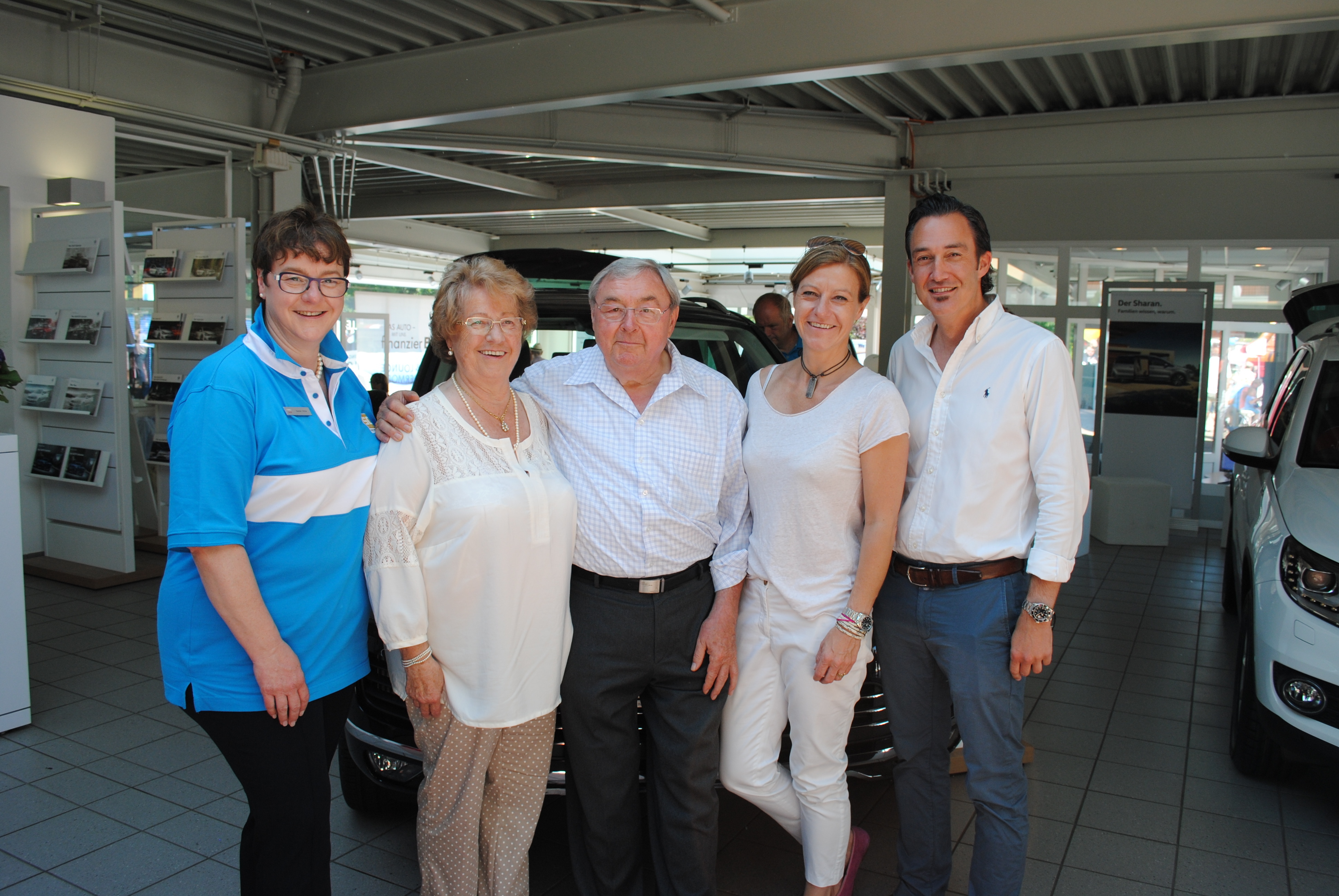 Freuten sich über den Erfolg (v. li): Kerstin, Anneliese und Harald Witte sowie Claudia und Jan Rommel