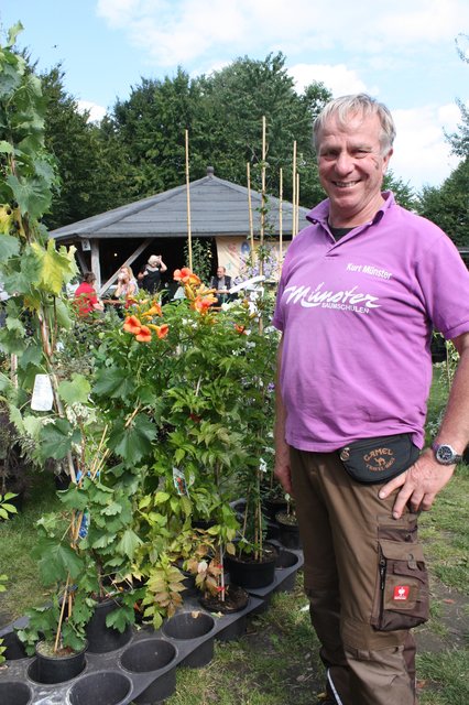 "Stauden gehen immer gut", sagt Kurt Münster (Baumschule Münster)