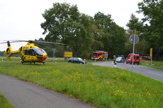 Auch ein Rettungshubschrauber kam in Handeloh-Inzmühlen zum Einsatz | Foto: Marquardt