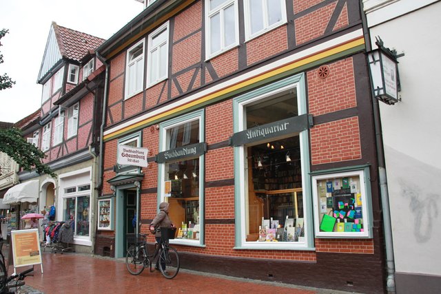 Das Ladengeschäft in der Stader Altstadt steht unter Denkmalschutz
