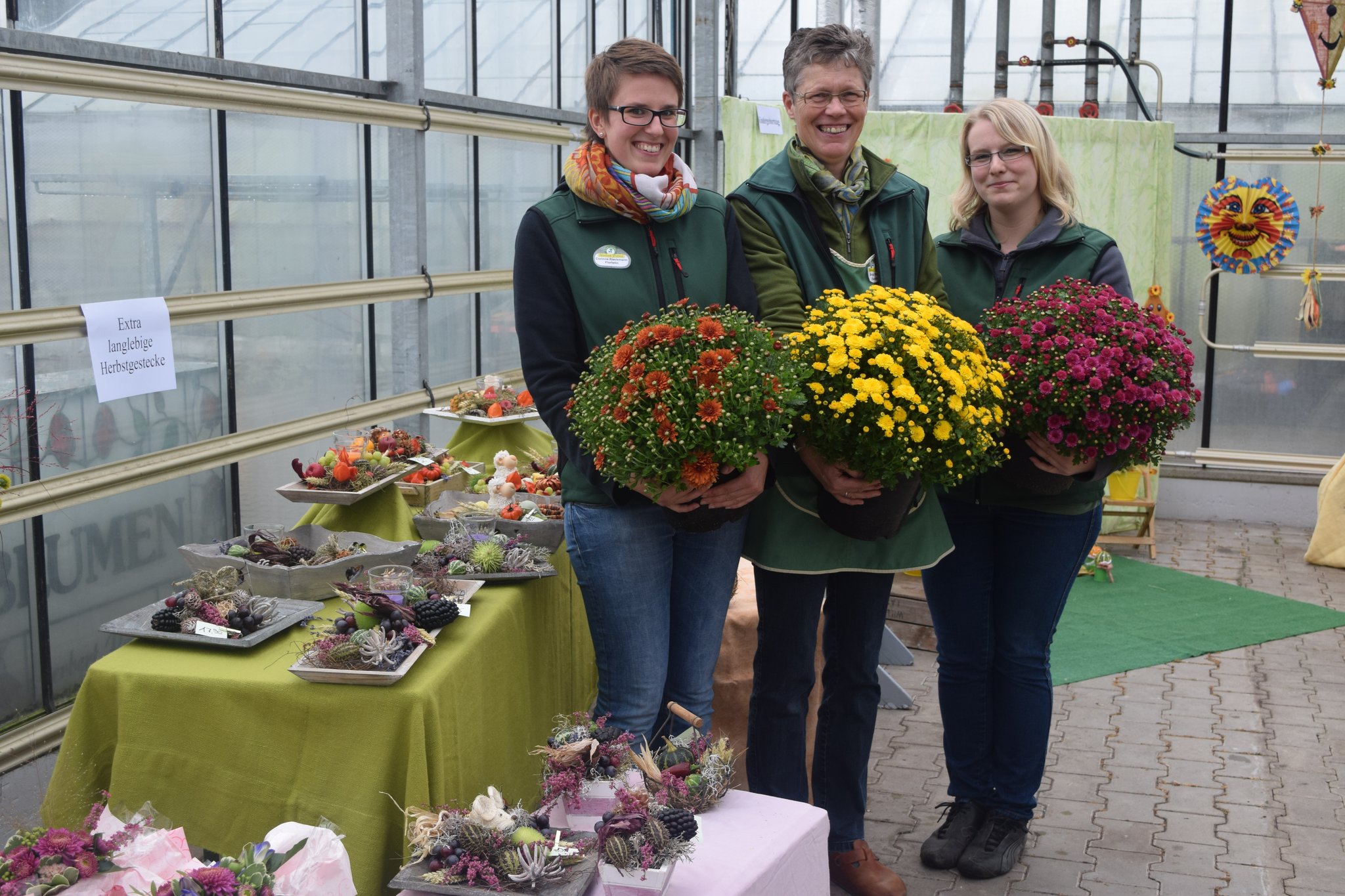 Herbstausstellung Winsener Gärtnereien Chrysanthemen sind die "Stars