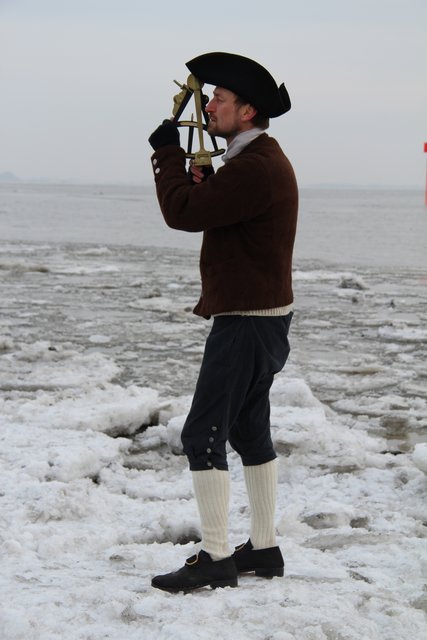 Auch das Navigieren mit dem Oktanten kann man bei Jan Beckebrede lernen | Foto: Beckebrede
