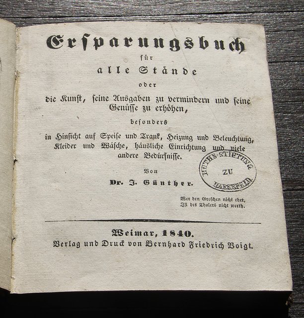 Das "Ersparungsbuch" gibt jede Menge Tipps, wenn das Geld knapp ist