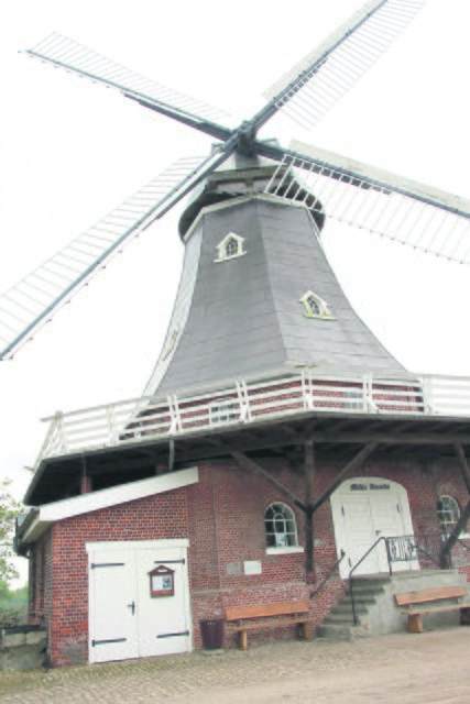 Die 120 Jahre alte Mühle "Amanda"