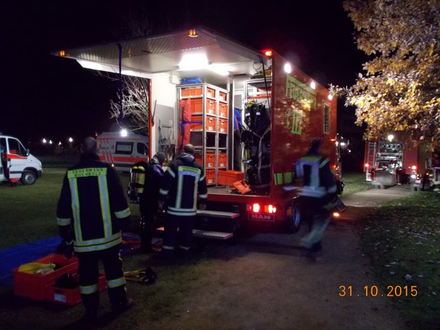 Ein verlassener Rollstuhl sorgte am Samstagabend für einen Großeinsatz
