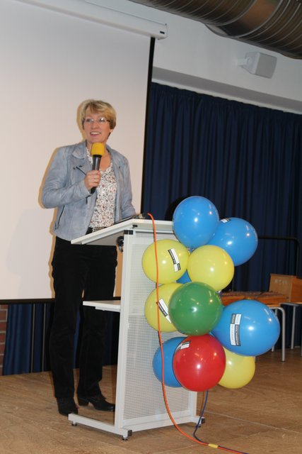 Beglückwünschte die Schüler: Anette Randt