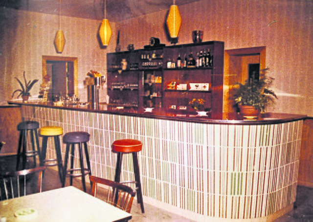 Gastronomie in 1960er-Jahre-Flair. Die Technik stammte von Gottfried Schrader | Foto: Privatarchiv Schrader