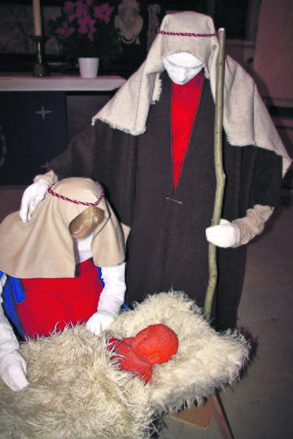 Jesuskind in der Krippe als Tonfigur | Foto: tp