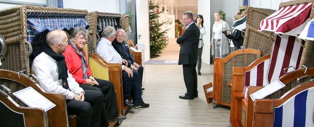 Bürgermeisterin besucht die Strandkorbprofis in Buxtehude