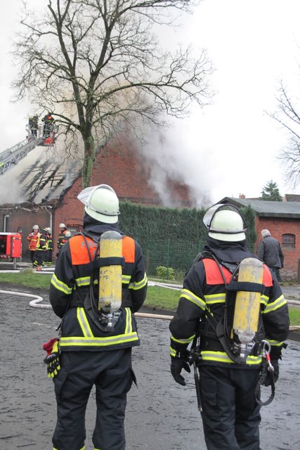 Großeinsatz an der Harburger Straße