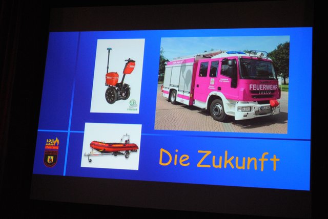 Ein nicht ganz ernstgemeinter Ausblick: Würde die Salzhäuser Feuerwehr irgendwann von einer Ortsbrandmeisterin "regiert", hätte diese womöglich ein pinkfarbenes Einsatzfahrzeug als "Dienstwagen"