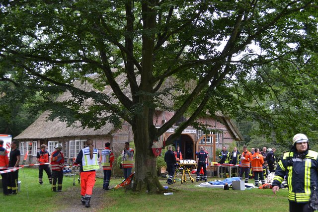 Rund 160 Rettungskräfte waren im Einsatz