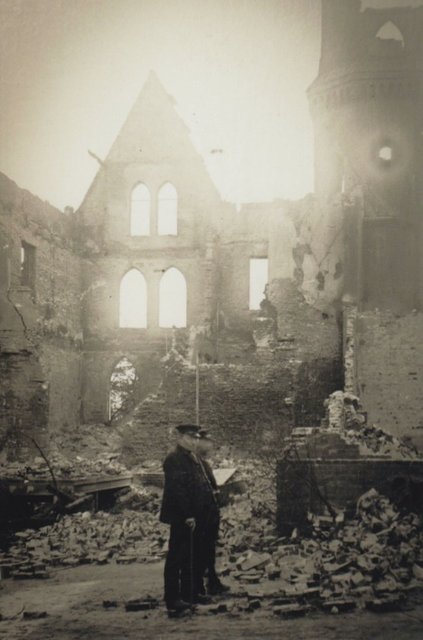 Im Jahr 1910 brannte die Villa vollständig nieder | Foto: Stadtarchiv Stade