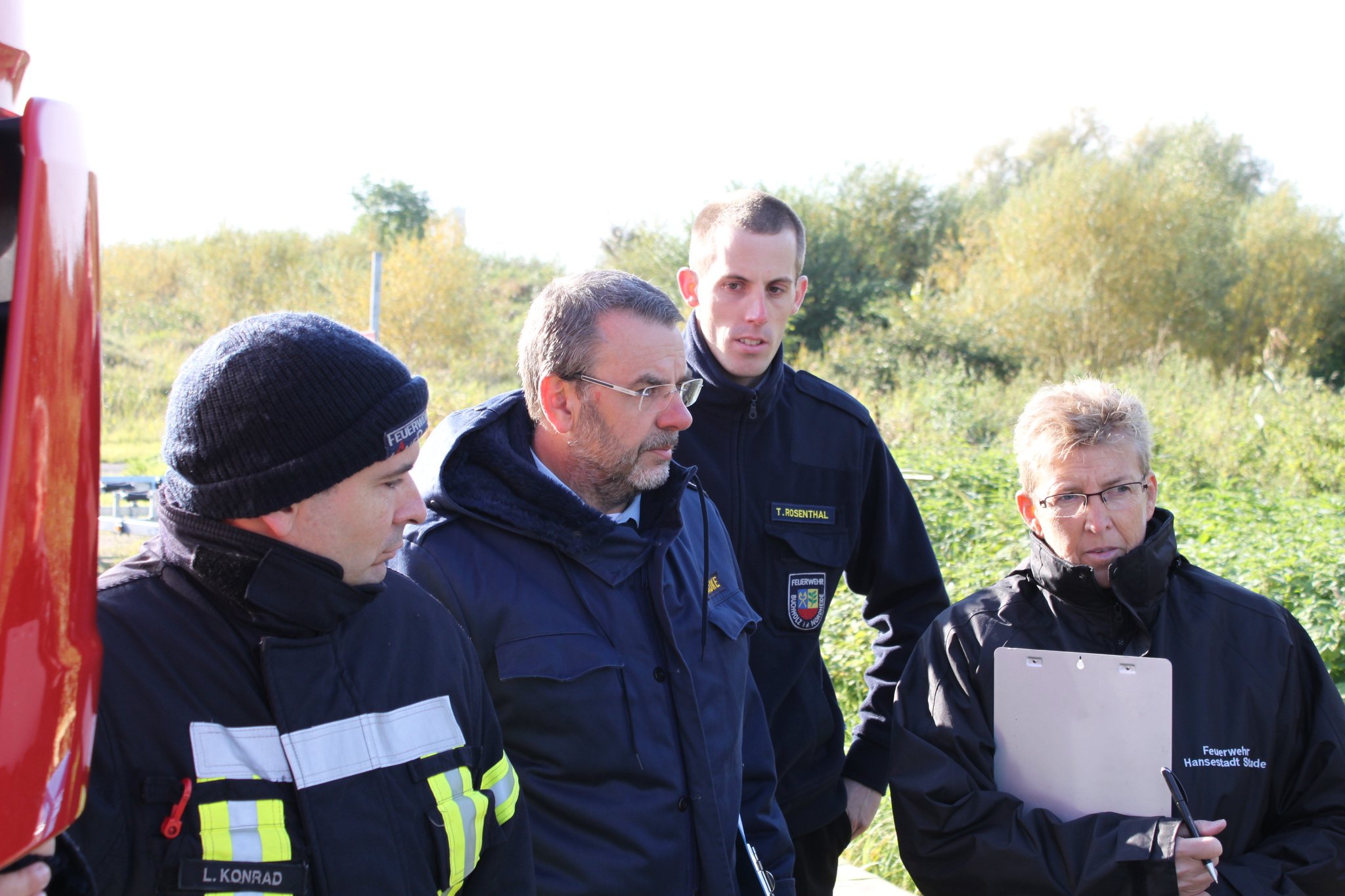 Drei neue Feuerwehrtaucher in Stade Stade