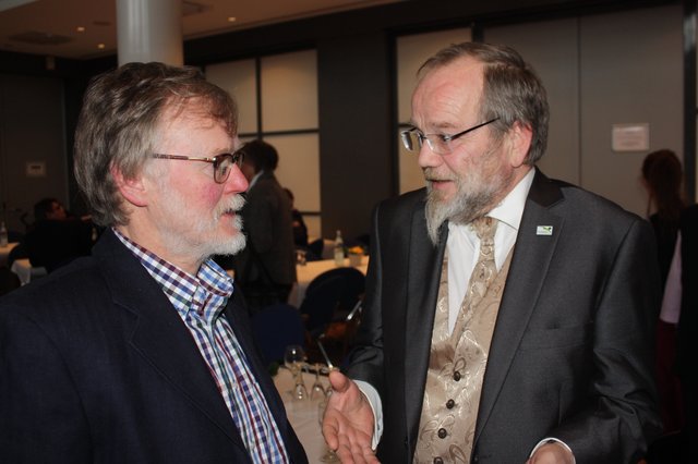 Reimund Rudkowski (li., ADFC Buchholz) und Peter Weh (Integrationsbeirat Buchholz)