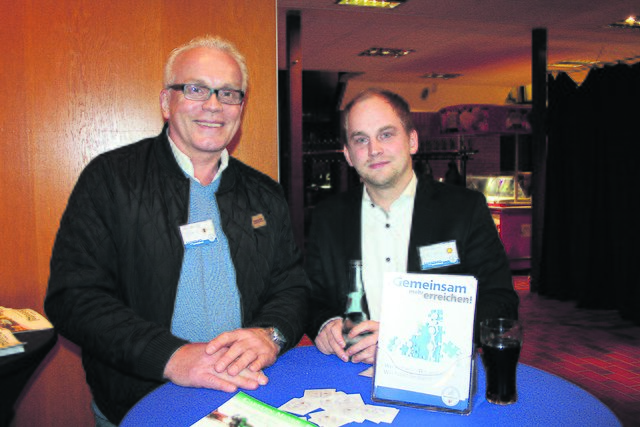 Peter Arning (li., 2. Vors.) und Marc Krüger (1. Vors.) vom Mittelstands- und Gewerbeverein Meckelfeld