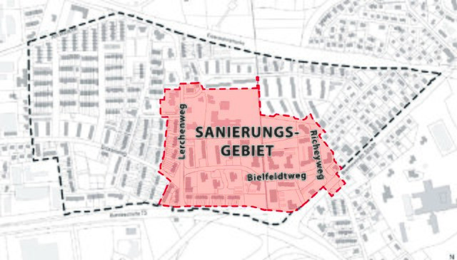 Das Plangebiet „Aktive Stadt- und Ortsteilzentren“ liegt im Herzen von Hahle