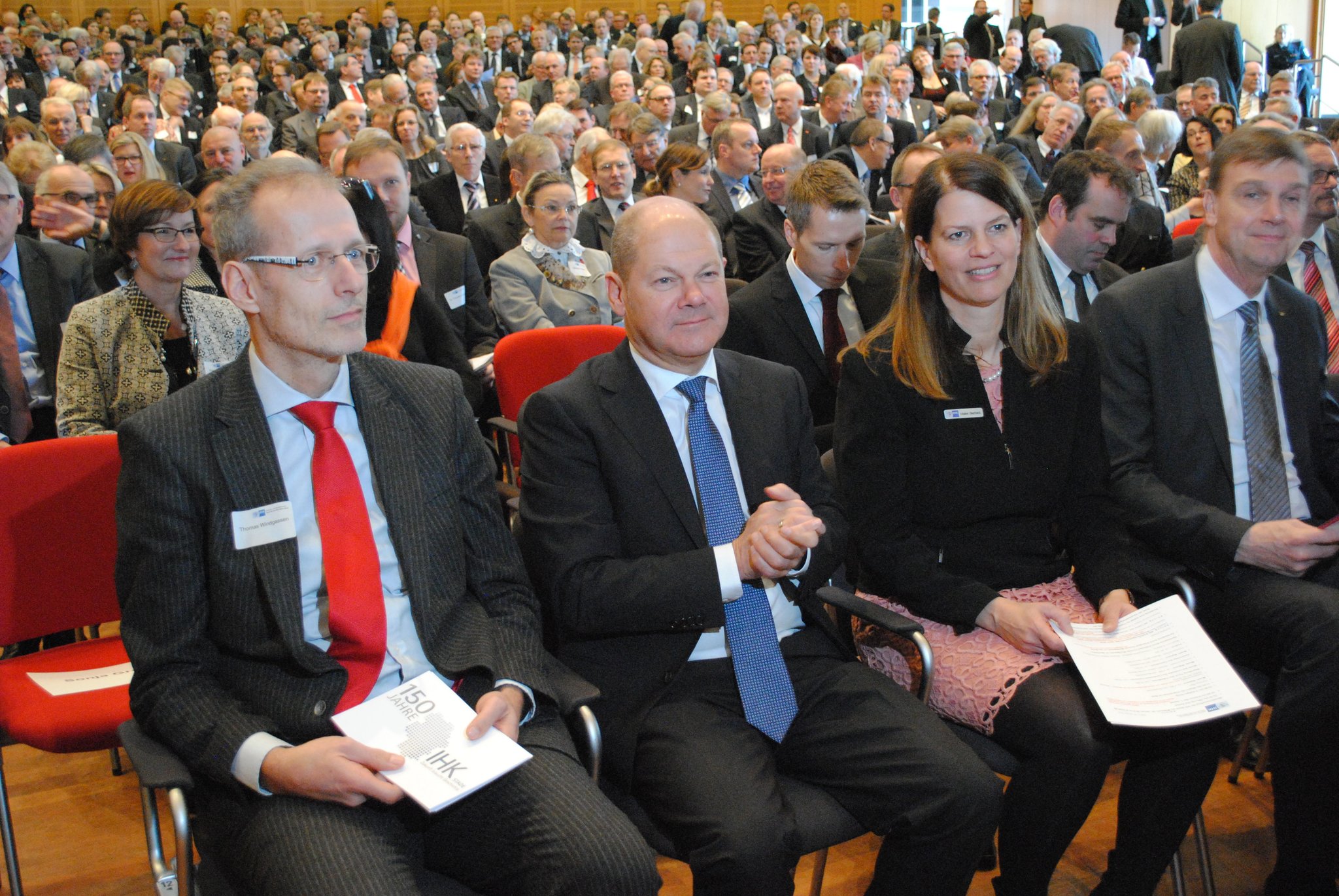 Olaf Scholz bei Neujahrsempfang der IHK Stade Stade