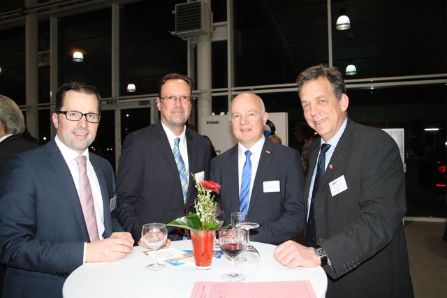 Kai Seefried (v. li.), Dirk Toepffer,  Rolf Nettersheim und Helmut Dammann-Tamke