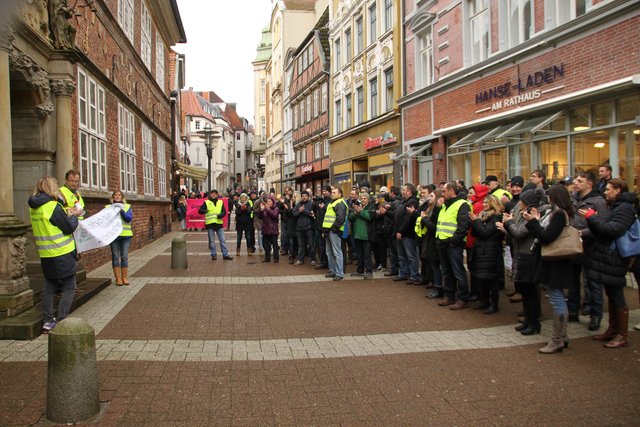 Abschlusskundgebung vor dem Alten Rathaus