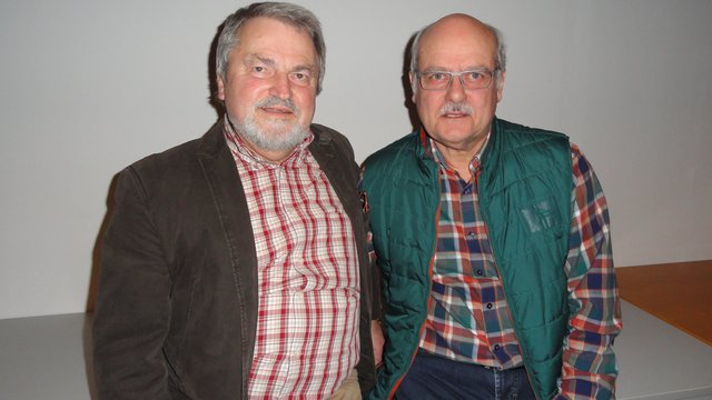 Der Vorsitzende Viktor Pusswald (li.) und sein Stellvertreter Eckhard Wintersieg