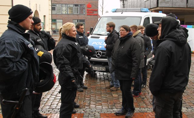 Auch an der Ecke Steile Straße/Sattelmacherstraße hieß es "kein Durchgang"