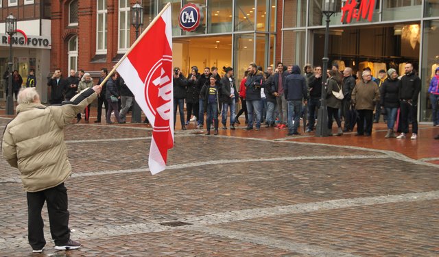 Die Menschen gingen auf deutliche Distanz zu den NPDlern
