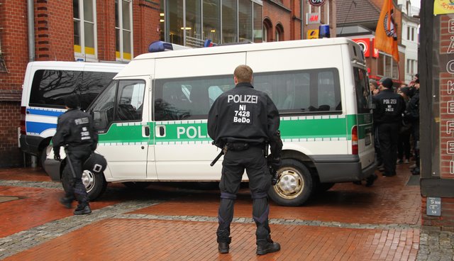 An der Post wurde ebenfalls abgeriegelt