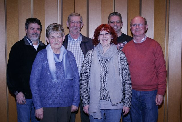 Der wiedergewählte Vorstand (v. li.): Holger Fischer, Erika Bendix, Siegfried Harms, Kristina Sander, Sven Christen und Joachim Wilcke. Es fehlt: Anke Sahlmann