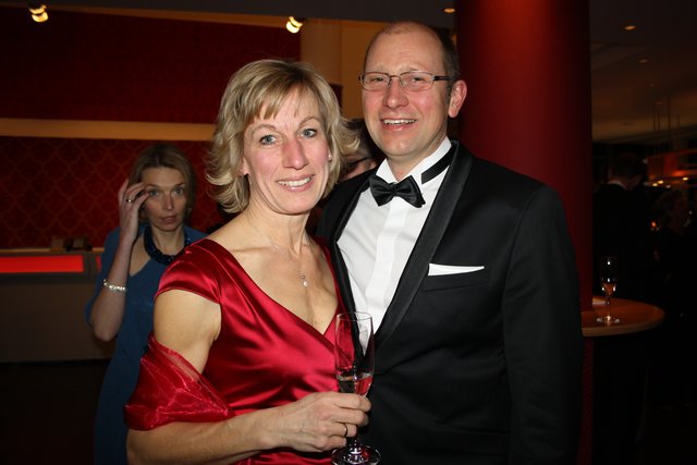 Freuten sich auf einen schönen Abend: Andreas Jung vom Business Network Buchholz mit Gattin Birgit