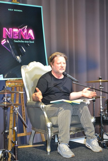 ExNenaSchlagzeuger Rolf Brendel und Maik Buchwald trafen sich zur