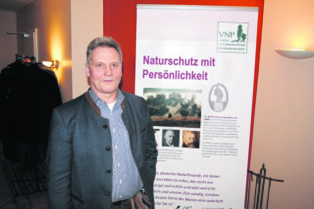 Referierte auf der Versammlung: Mathias Zimmermann, Geschäftsführer des Vereins Naturschutzpark (VNP)