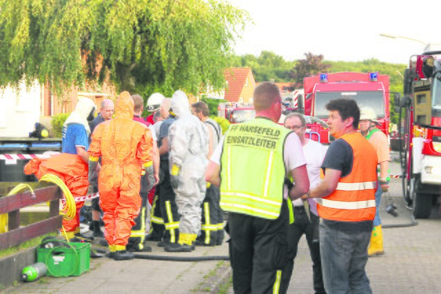 In Harsefeld waren nach R.s Tat zahlreiche Rettungskräfte im Einsatz